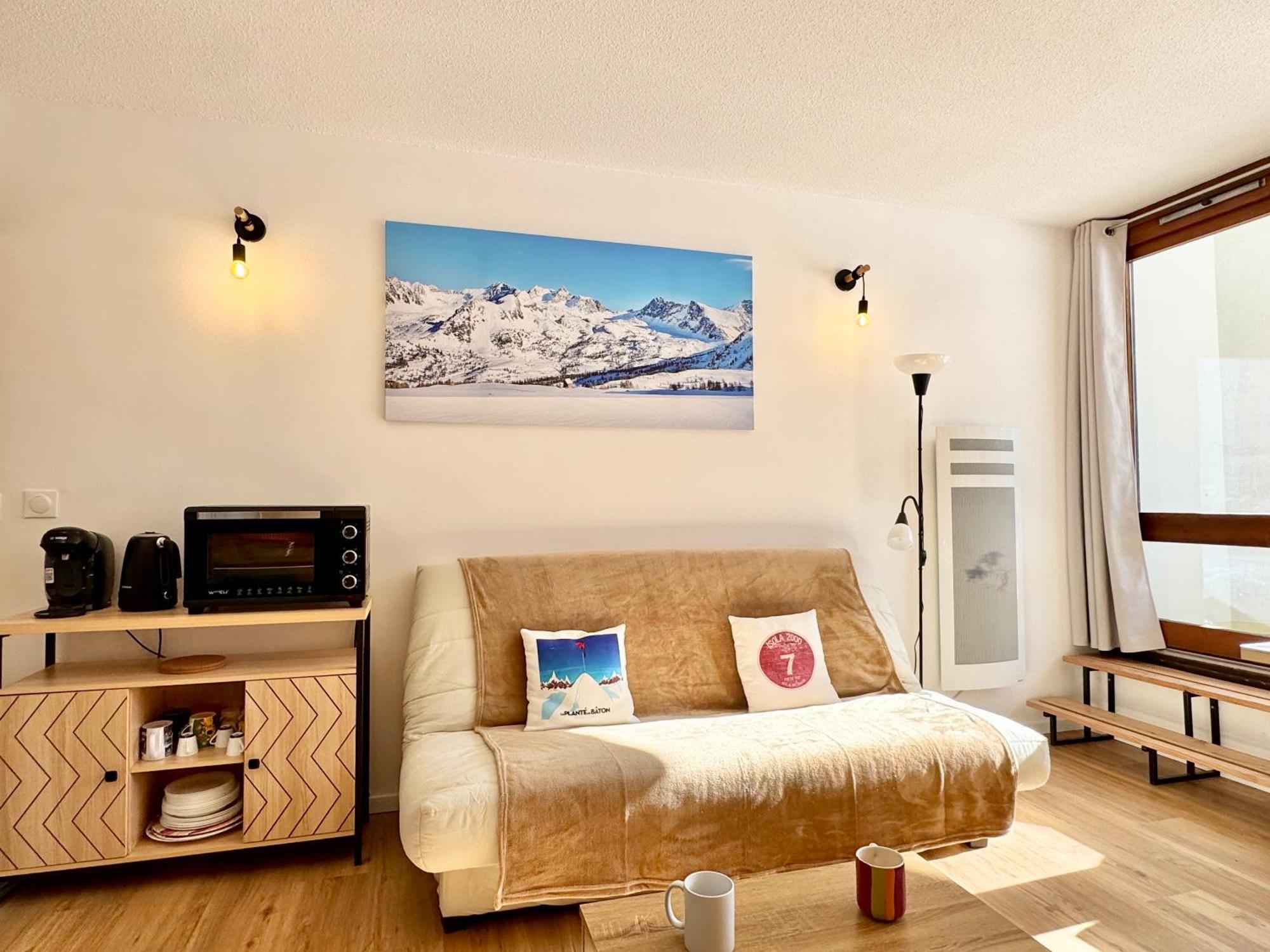 2 Pieces Isola 2000 - Front De Neige Apartment Bagian luar foto